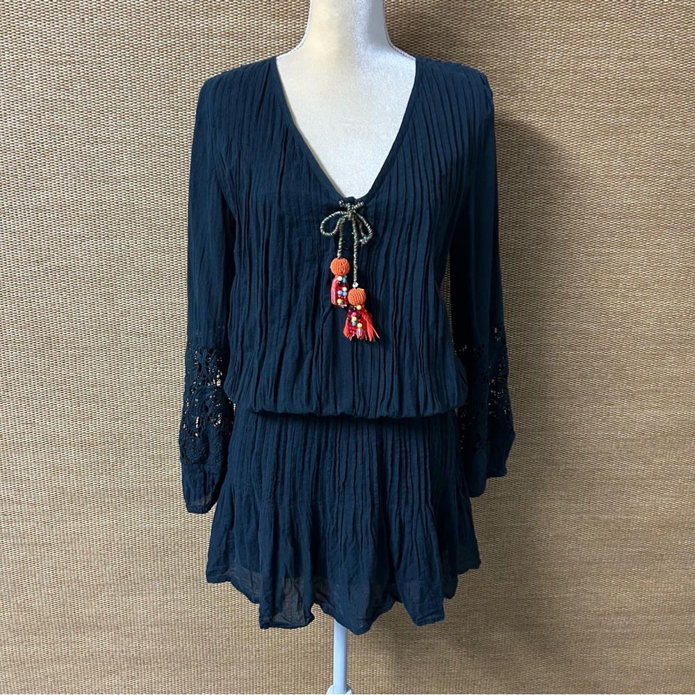 Chloe Oliver Dress Womens Small Blue